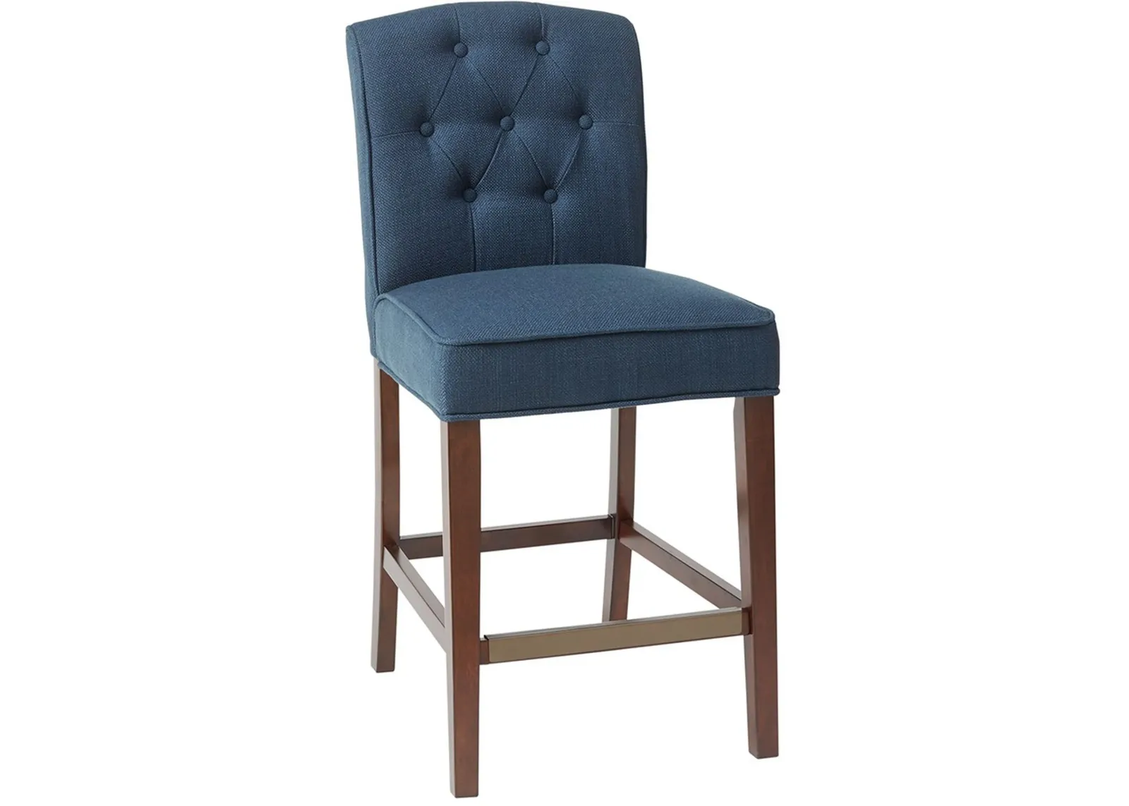 Olliix by Madison Park Navy Marian Tufted Counter Height Stool