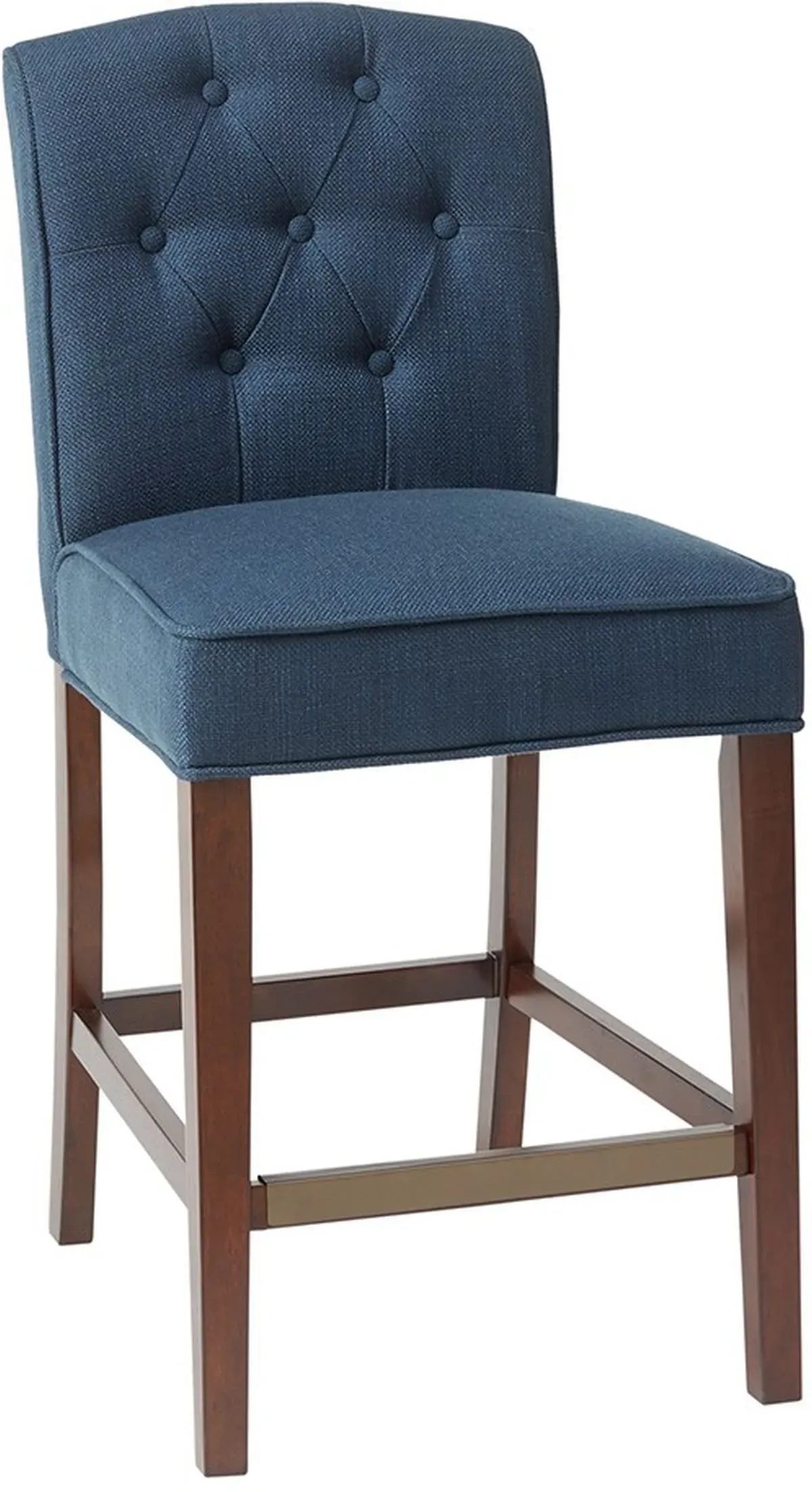 Olliix by Madison Park Navy Marian Tufted Counter Height Stool