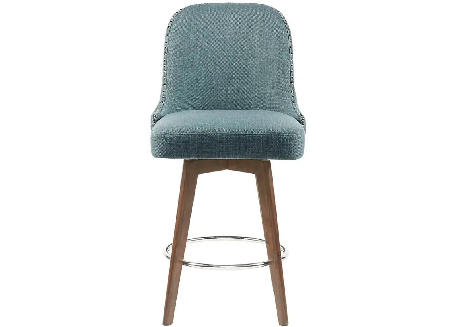 Olliix by Madison Park Blue Kobe Counter Height Stool