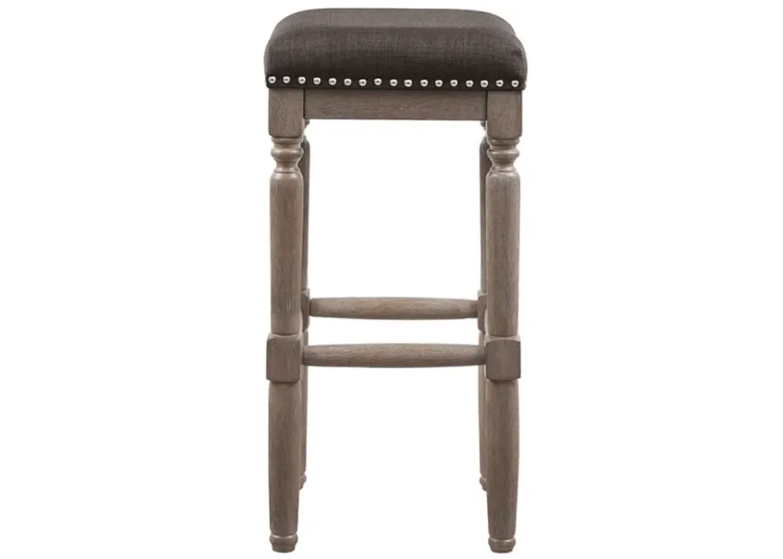 Olliix by Madison Park Cirque 2 Gray Bar Stool Set