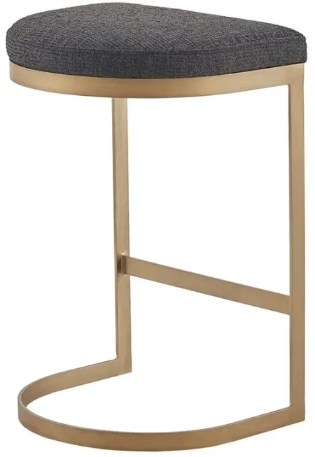 Olliix by Madison Park Maison Antique Gole and Charcoal Counter Height Stool