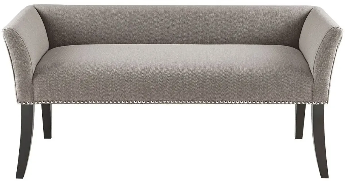 Olliix by Madison Park Grey Welburn Accent Bench