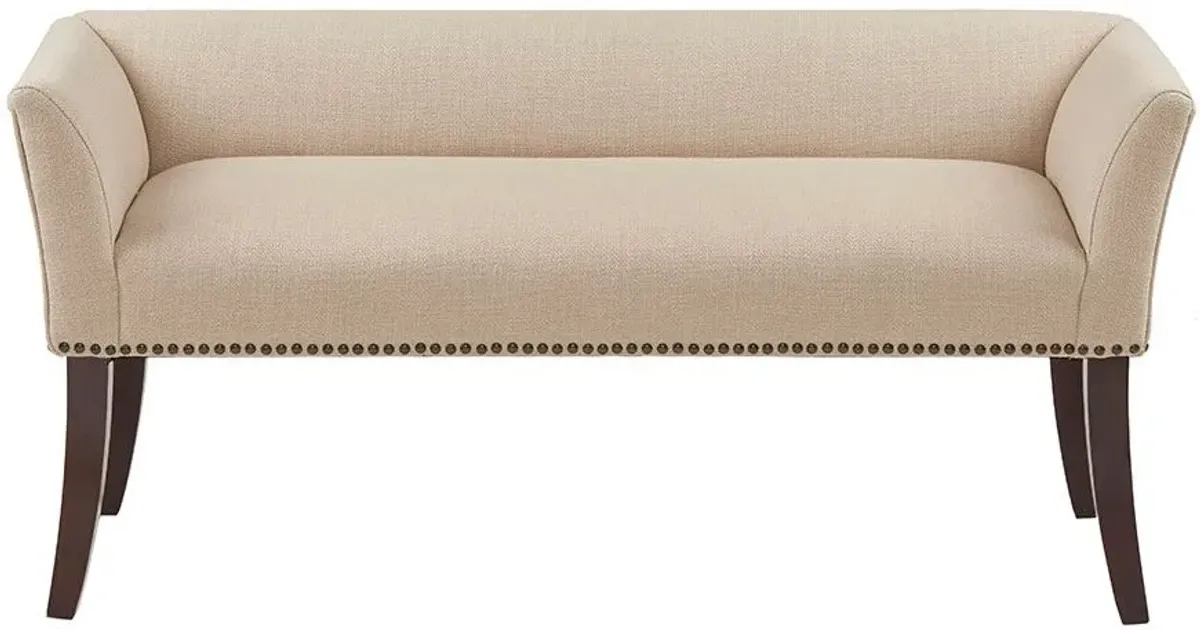 Olliix by Madison Park Cream Welburn Accent Bench