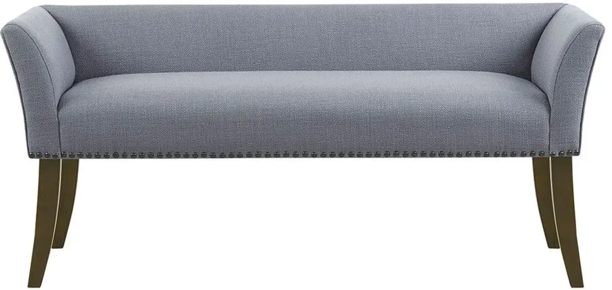 Olliix by Madison Park Blue Welburn Accent Bench