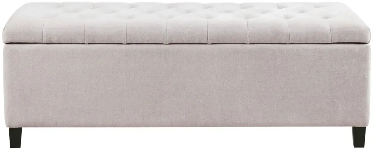 Olliix by Madison Park Shandra Natural Storage Bench