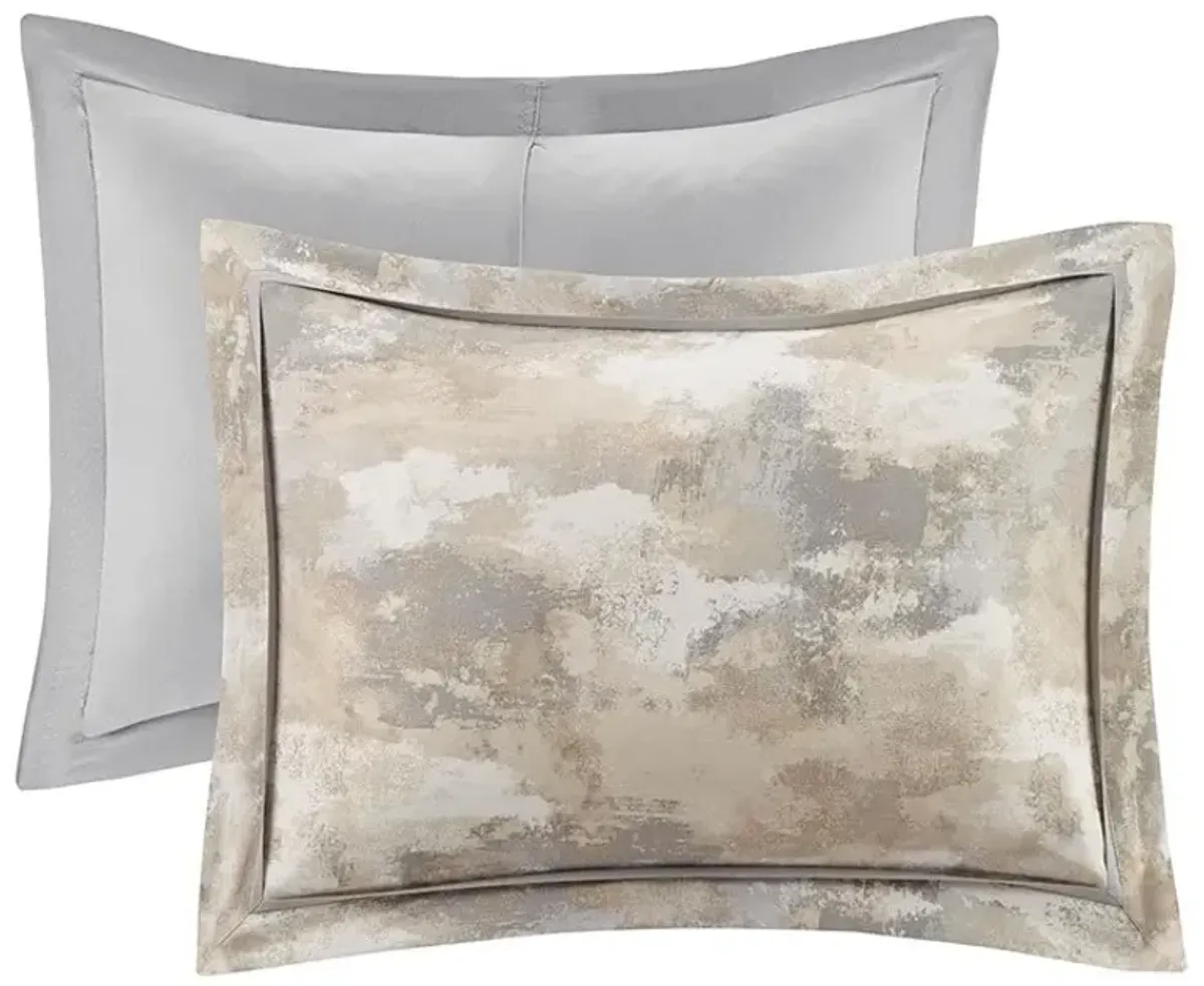 Olliix by Madison Park Beacon 7 Pieces Gray King Comforter Set