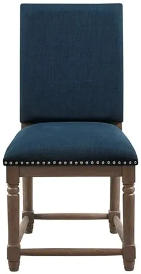 Olliix by Madison Park Cirque 2 Navy Dining Chair Set
