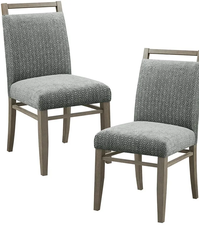Olliix by Madison Park Elmwood Blue Dining Chair Set of 2