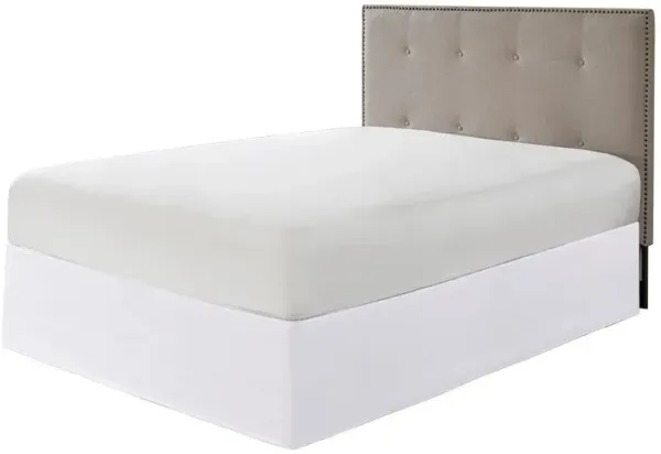 Olliix by Madison Park White Simple Fit Wrap Around Adjustable Bed Skirt