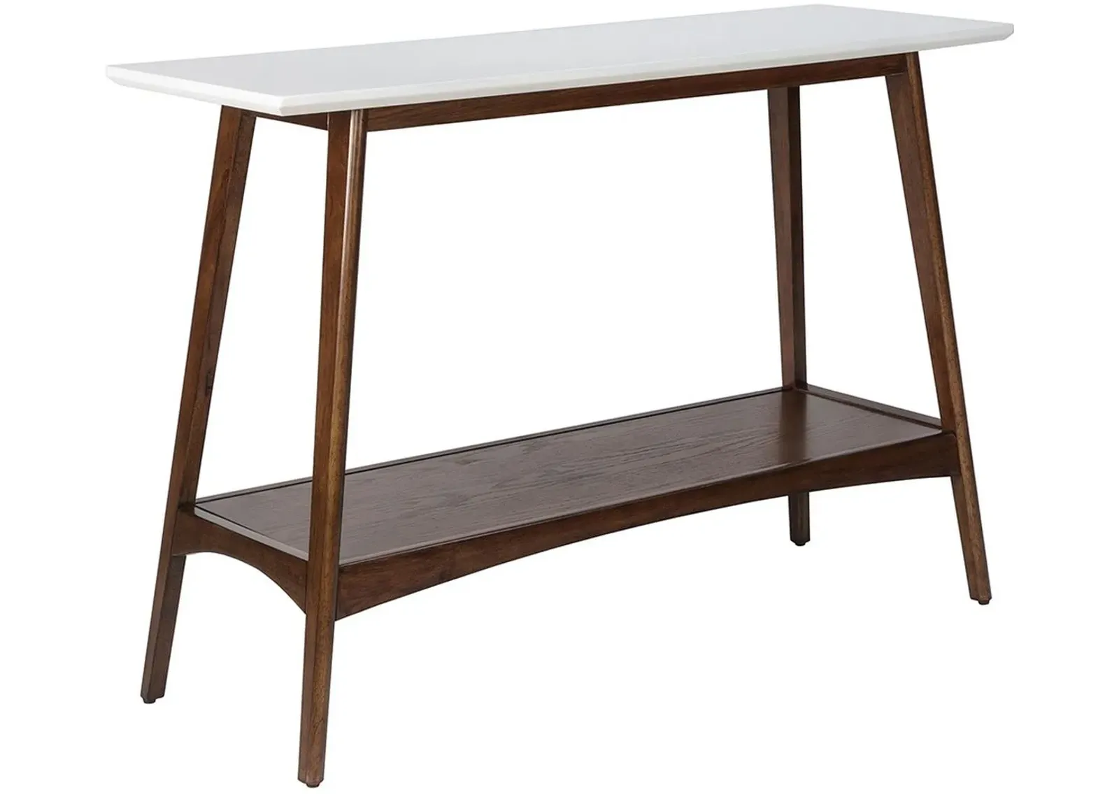 Olliix by Madison Park White/Pecan Parker Console