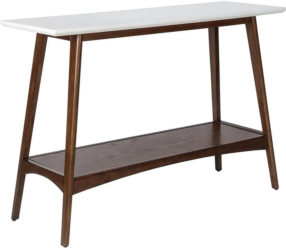 Olliix by Madison Park White/Pecan Parker Console