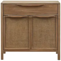 Olliix by Madison Park Palisades Natural 2 Door Woven Accent Chest