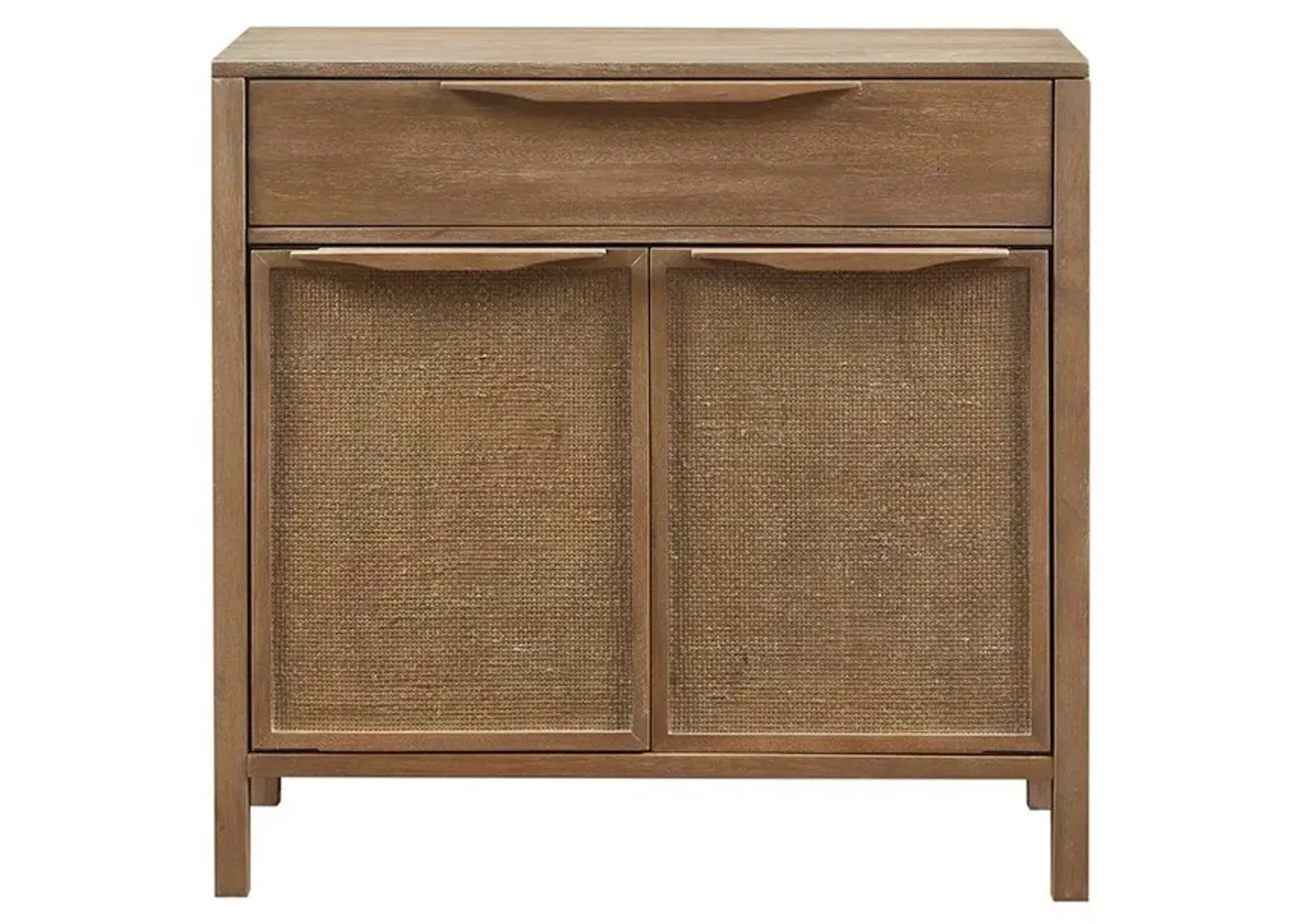 Olliix by Madison Park Palisades Natural 2 Door Woven Accent Chest