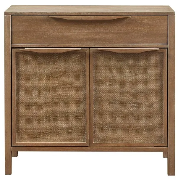 Olliix by Madison Park Palisades Natural 2 Door Woven Accent Chest