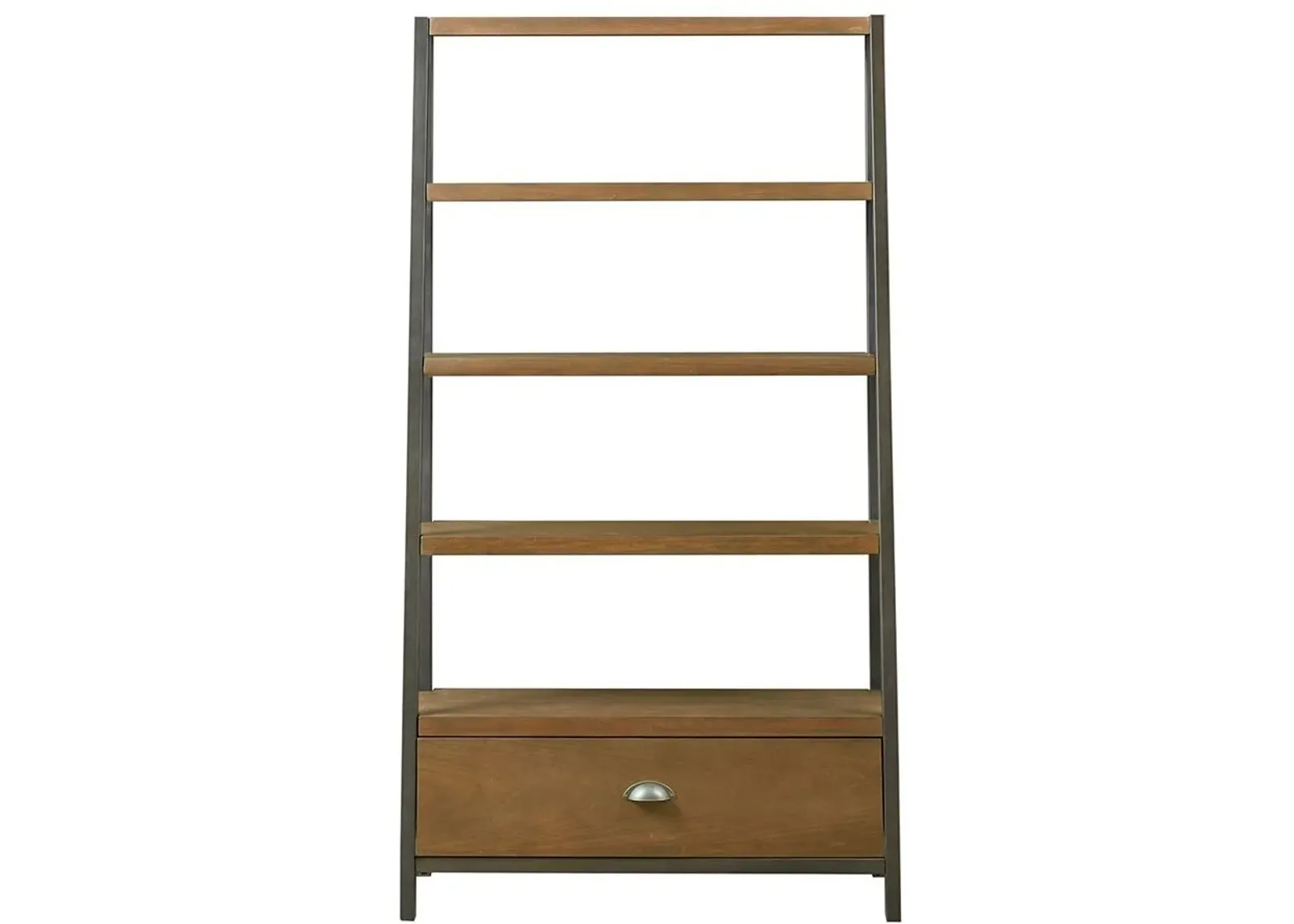 Olliix by Madison Park Brown/Bronze Seymore Bookcase