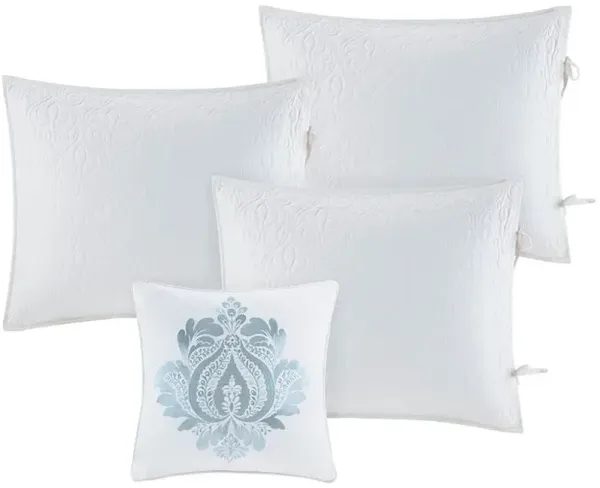 Olliix by Madison Park 6 Piece White Quebec Reversible Daybed Cover Set