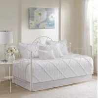 Olliix by Madison Park 6 Piece White Rosie Reversible Daybed Cover Set