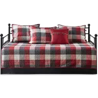 Olliix by Madison Park 6 Piece Red Ridge Reversible Daybed Cover Set