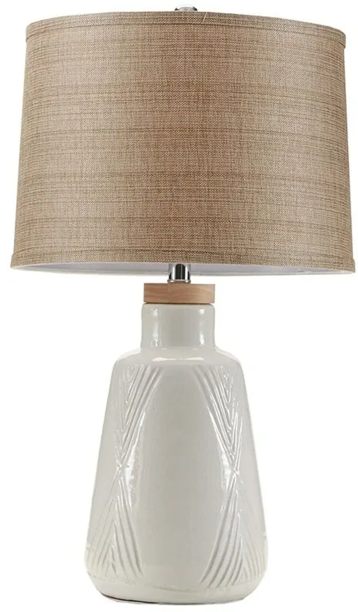 Olliix by Hampton Hill Ivory Tate Table Lamp