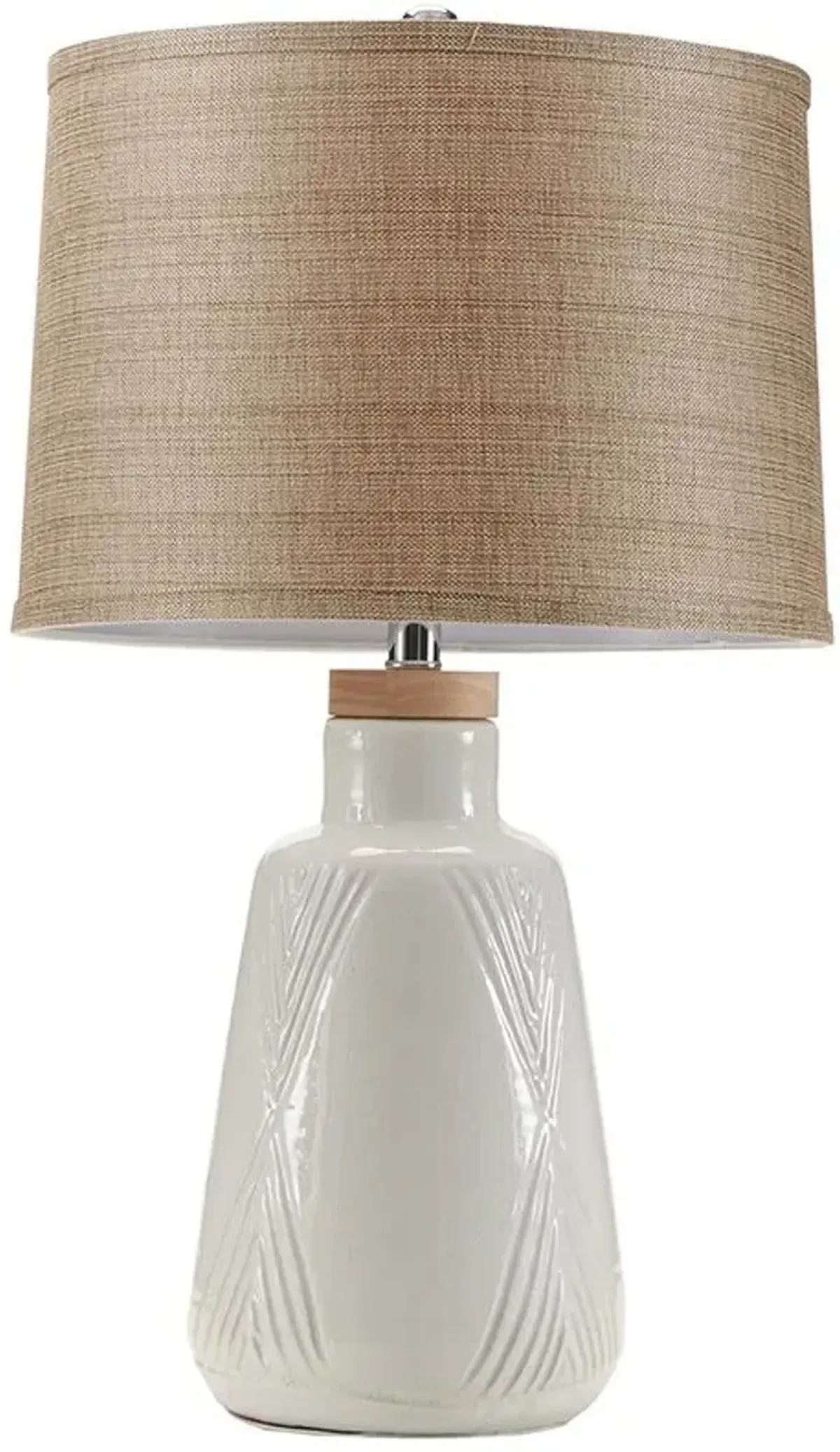 Olliix by Hampton Hill Ivory Tate Table Lamp