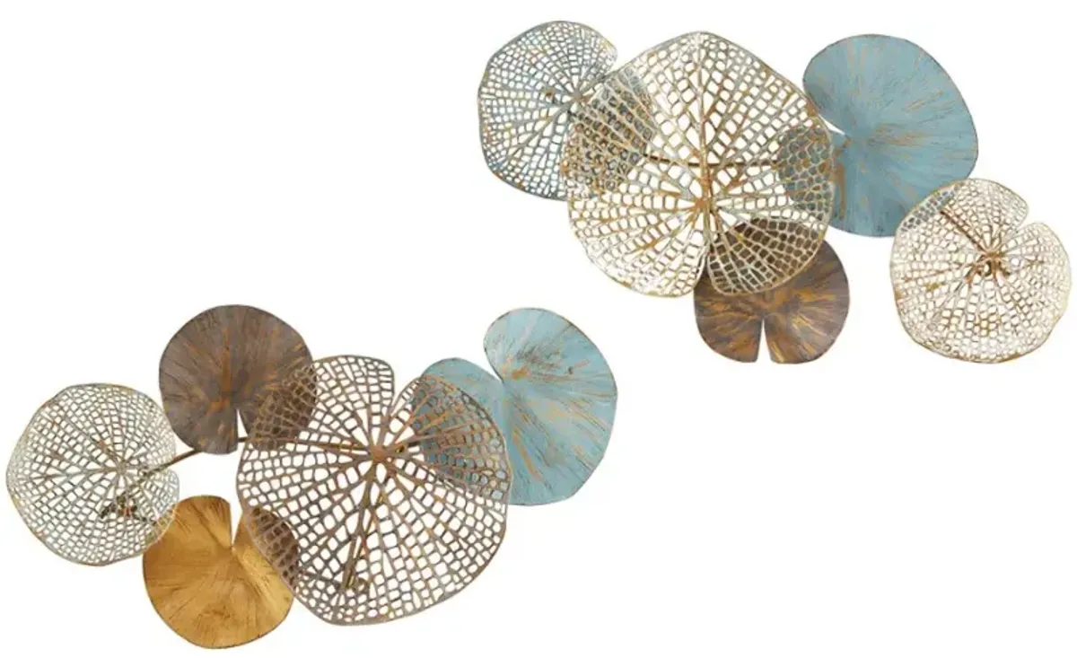 Olliix by Madison Park Lenzie 2 Multicolor Wall Decoration Set