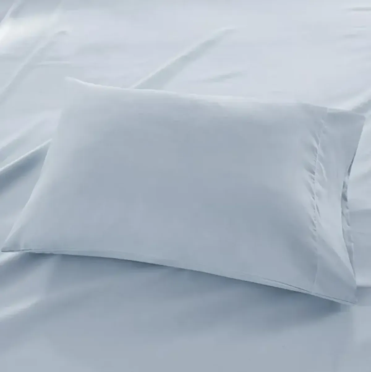 Olliix by Madison Park Blue Queen 3M Microcell All Season Moisture Wicking Lightweight Sheet Set