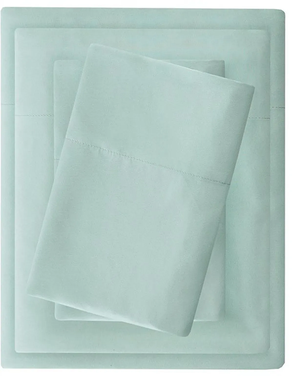 Olliix by Madison Park Seafoam Twin 3M Microcell All Season Moisture Wicking Lightweight Sheet Set