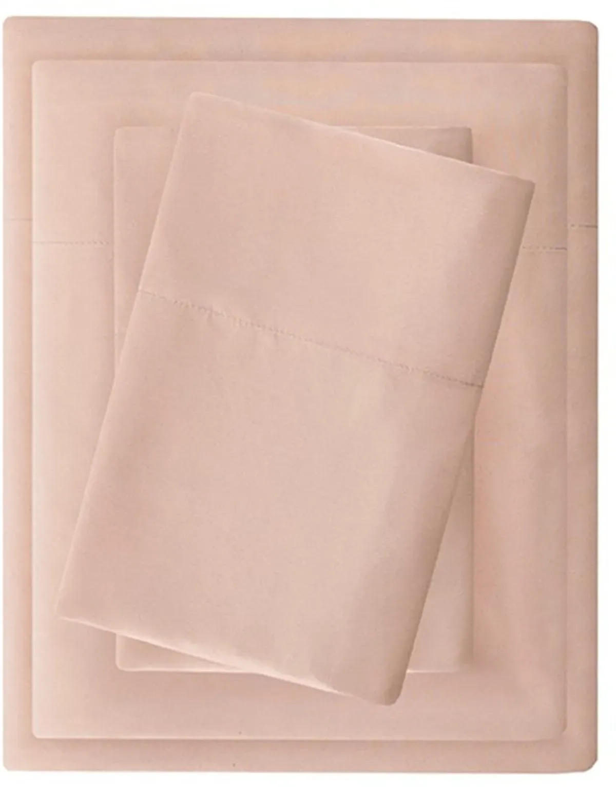 Olliix by Madison Park Blush Twin 3M Microcell All Season Moisture Wicking Lightweight Sheet Set