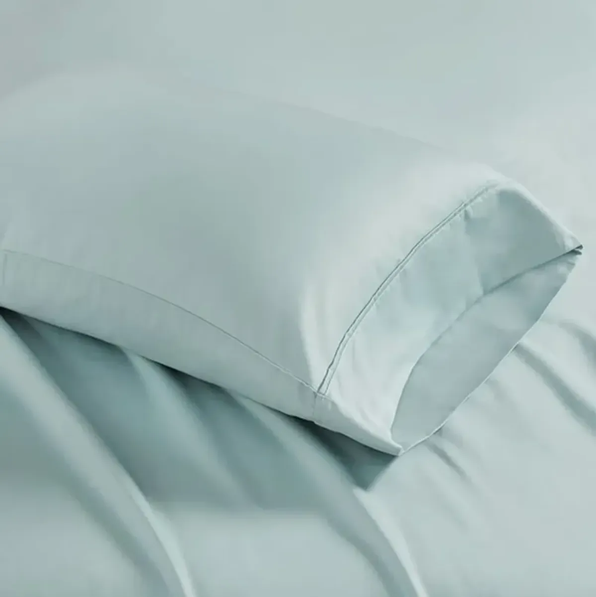 Olliix by Madison Park Seafoam California King 1500 Thread Count Cotton Rich Sheet Set