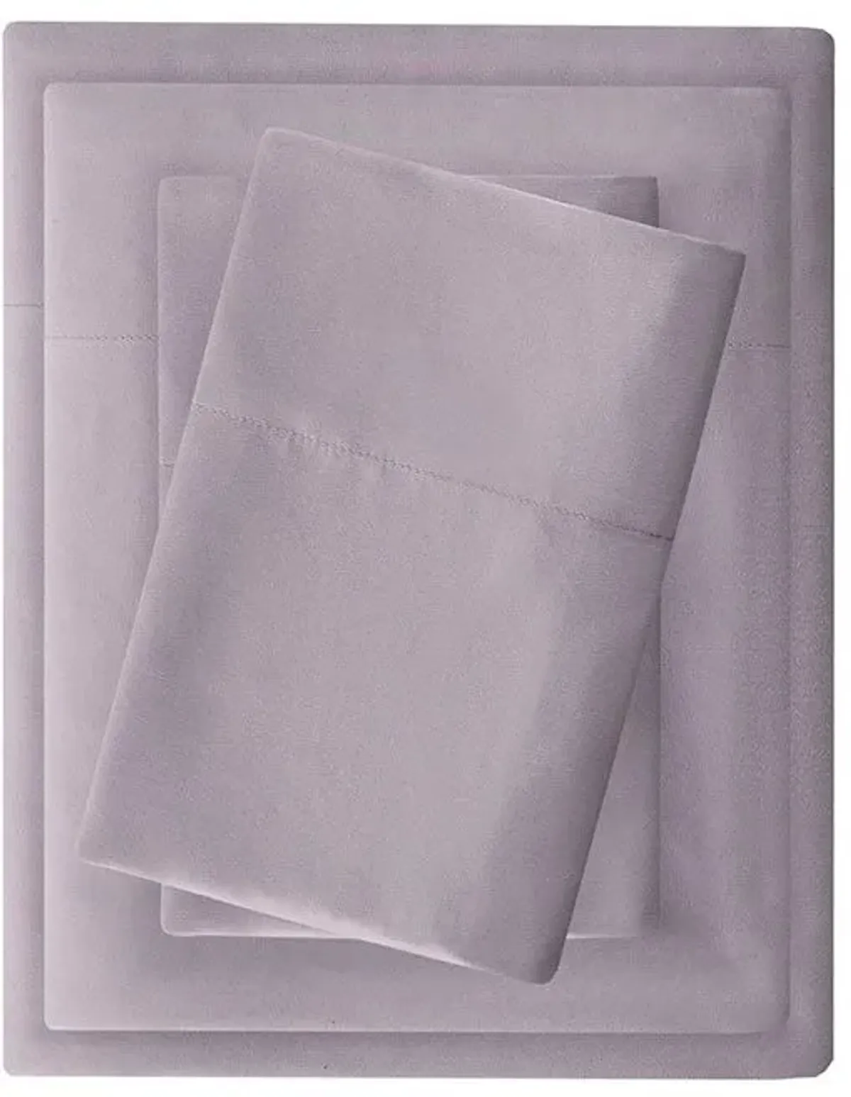 Olliix by Madison Park Purple Twin 3M Microcell All Season Moisture Wicking Lightweight Sheet Set