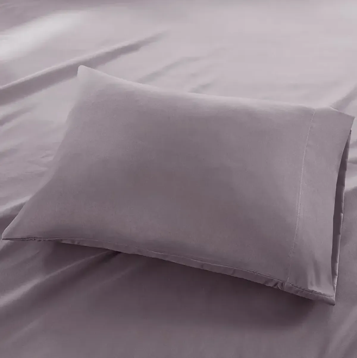 Olliix by Madison Park Purple Twin XL 3M Microcell All Season Moisture Wicking Lightweight Sheet Set