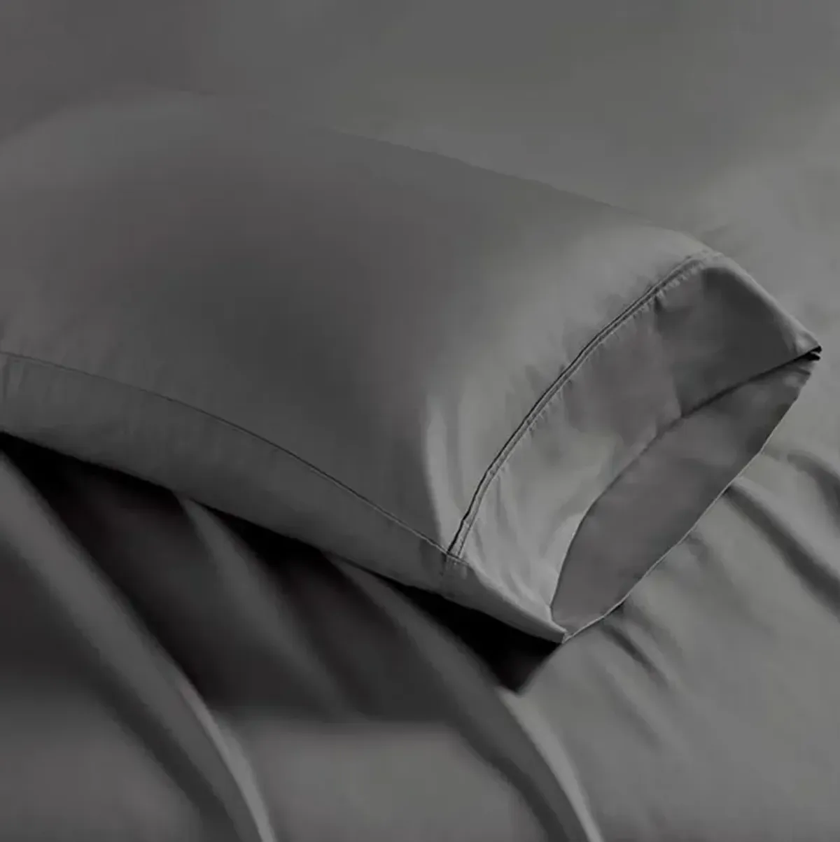 Olliix by Madison Park Charcoal King 1500 Thread Count Cotton Rich Sheet Set