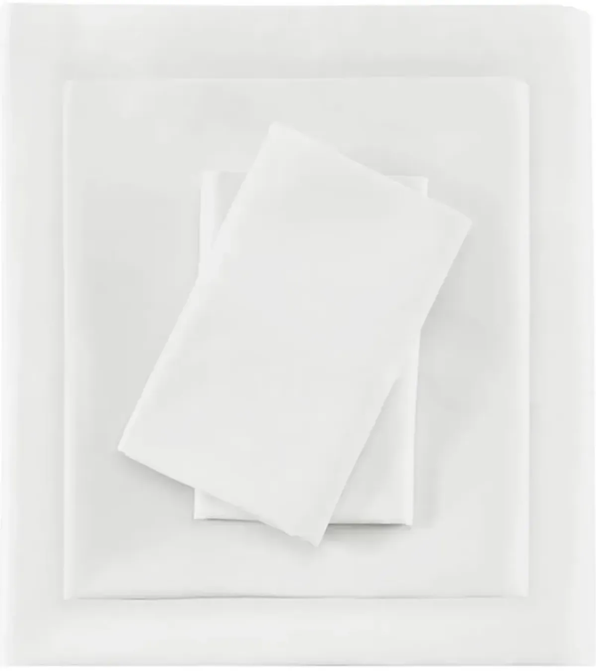 Olliix by Madison Park 6 Piece White Queen 800 Thread Count Cotton Rich Sateen Sheet Set