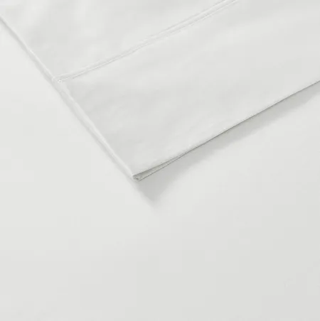 Olliix by Madison Park 6 Piece White Queen 800 Thread Count Cotton Rich Sateen Sheet Set