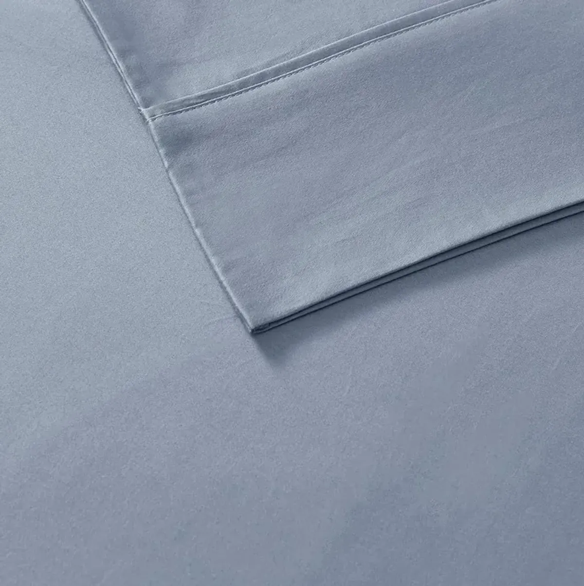 Olliix by Madison Park 525 Thread Count Blue Full Cotton Rich Sheet Set