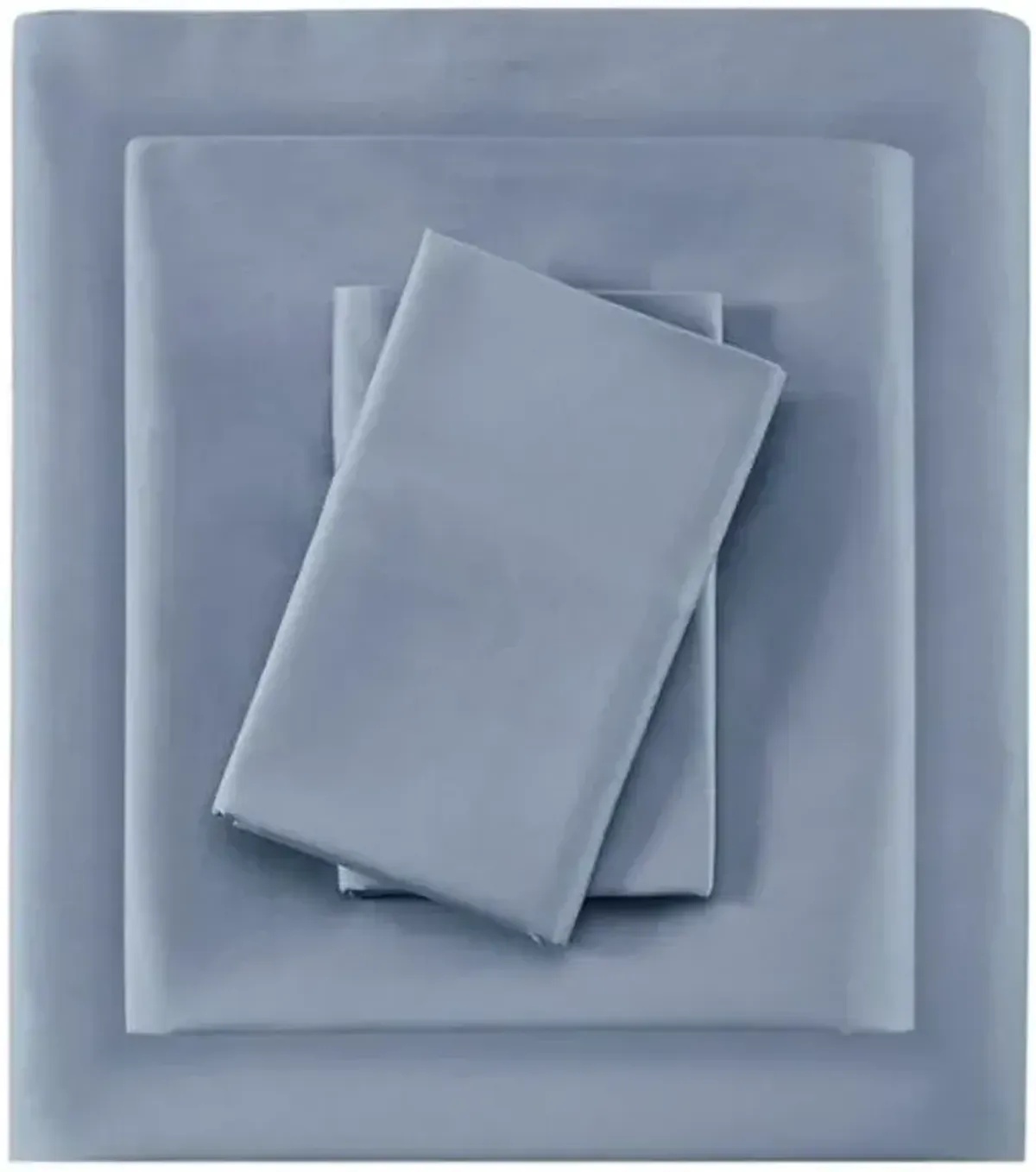 Olliix by Madison Park 525 Thread Count Blue Full Cotton Rich Sheet Set
