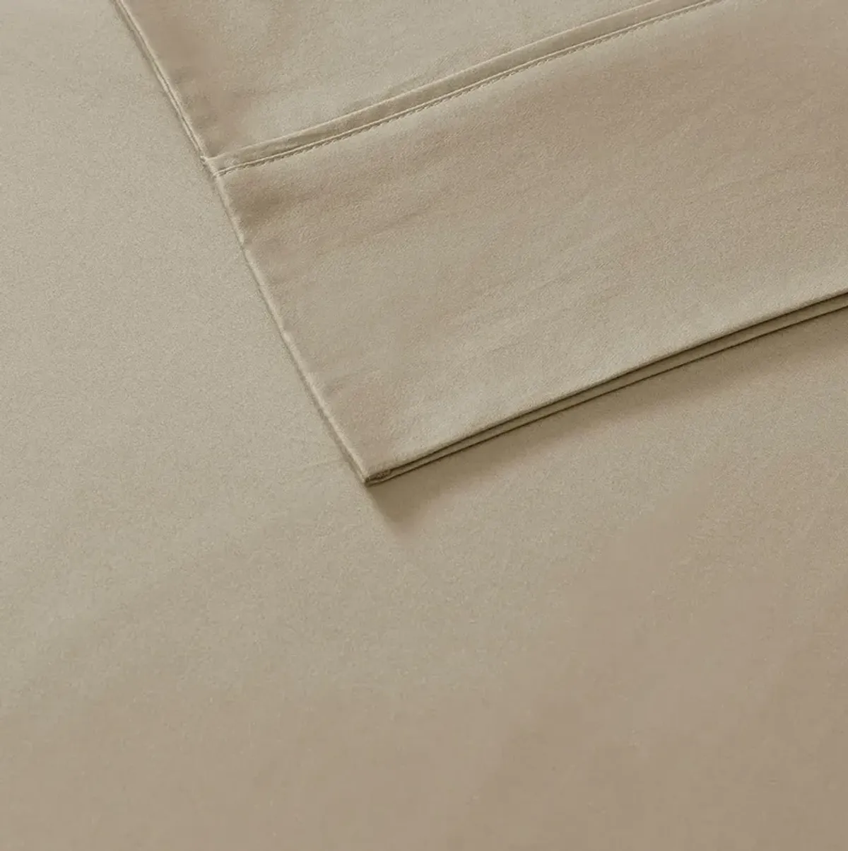 Olliix by Madison Park 525 Thread Count Khaki King Cotton Rich Sheet Set