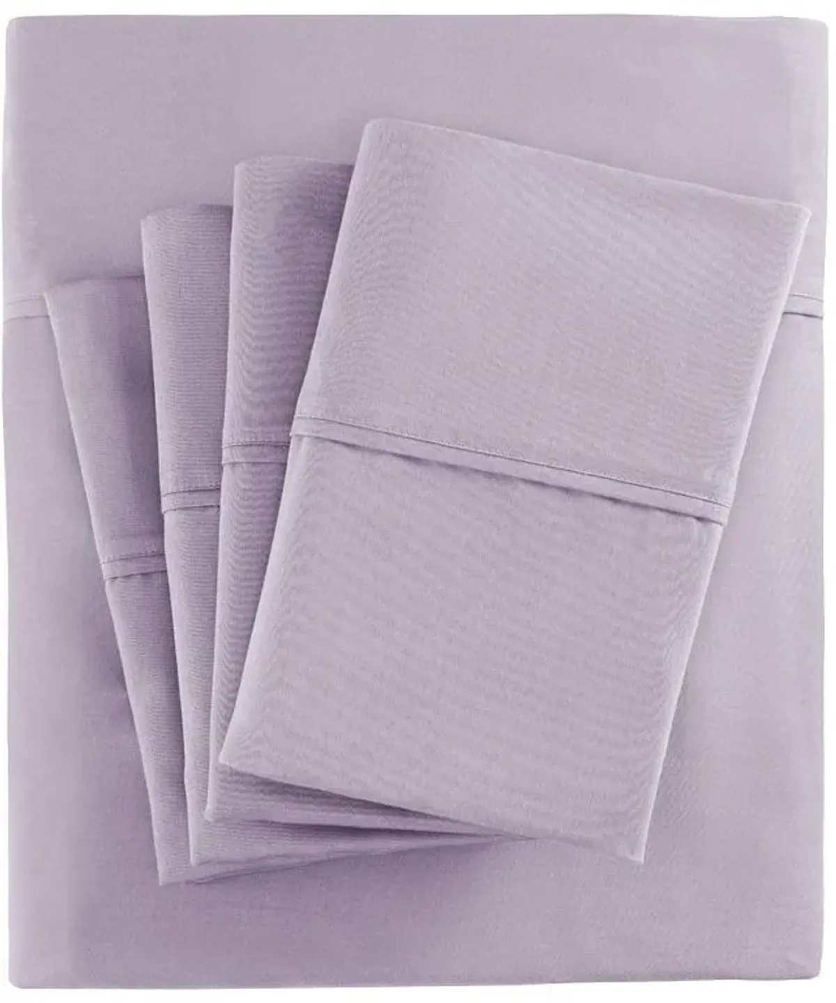 Olliix by Madison Park Purple Split King 800 Thread Count Cotton Rich Sateen Sheet Set