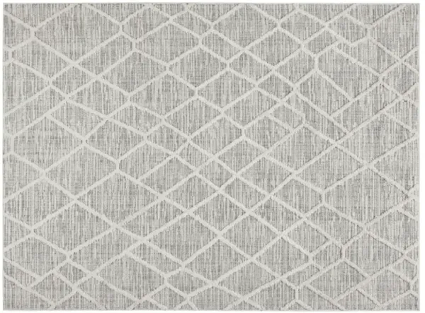 Olliix by Madison Park Ashley Cream/Gray Terni Pebble Indoor Area Rug