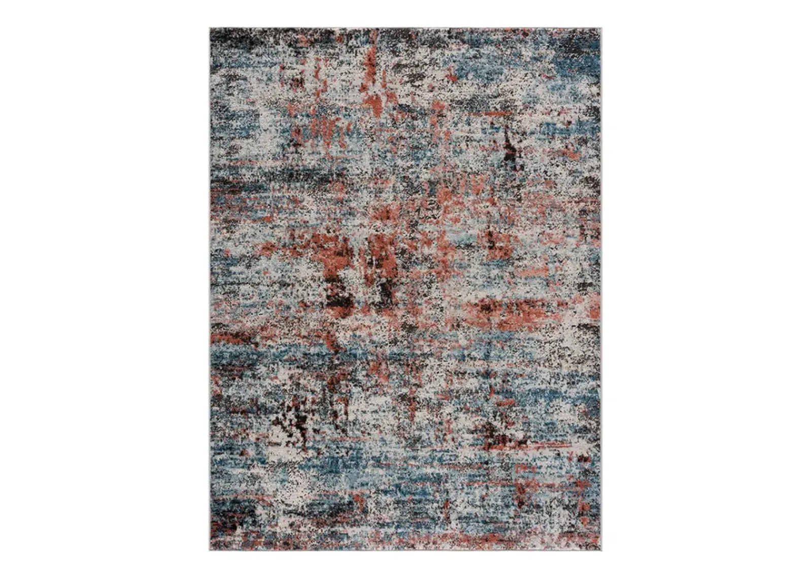 Olliix by Madison Park Newport Multi 5x7' Abstract Area Rug