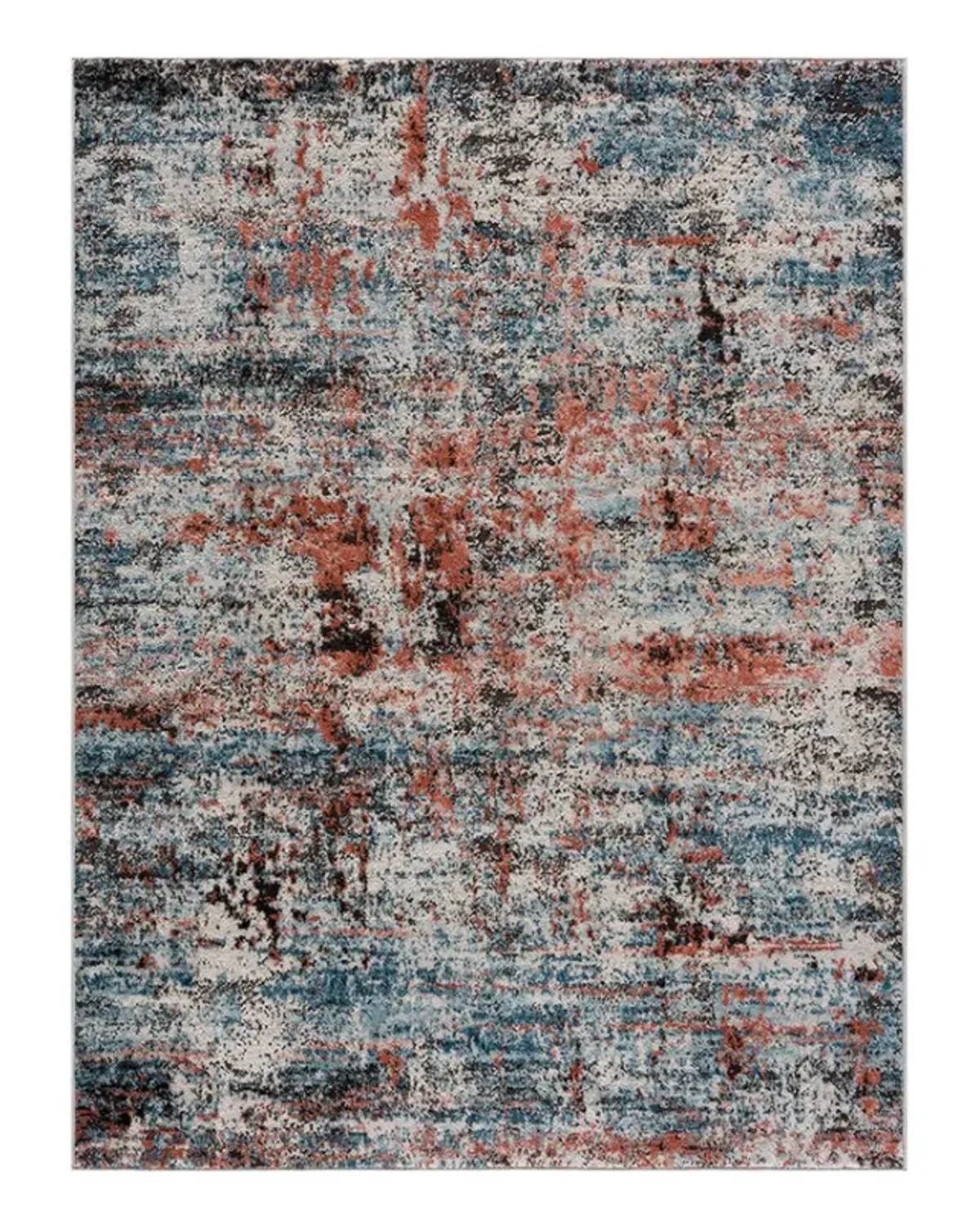 Olliix by Madison Park Newport Multi 5x7' Abstract Area Rug