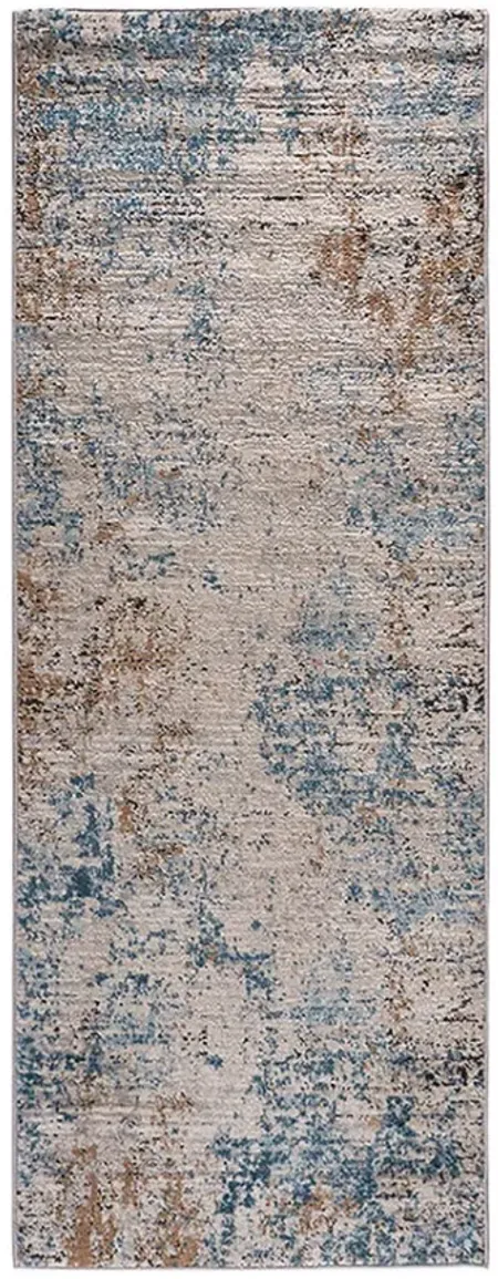 Olliix by Madison Park Newport Multi Runner Abstract Area Rug