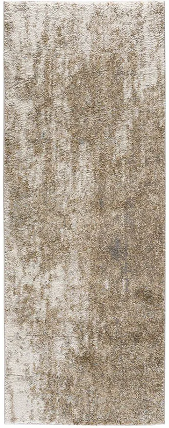 Olliix by Madison Park Harley Blue/Cream Runner Abstract Area Rug