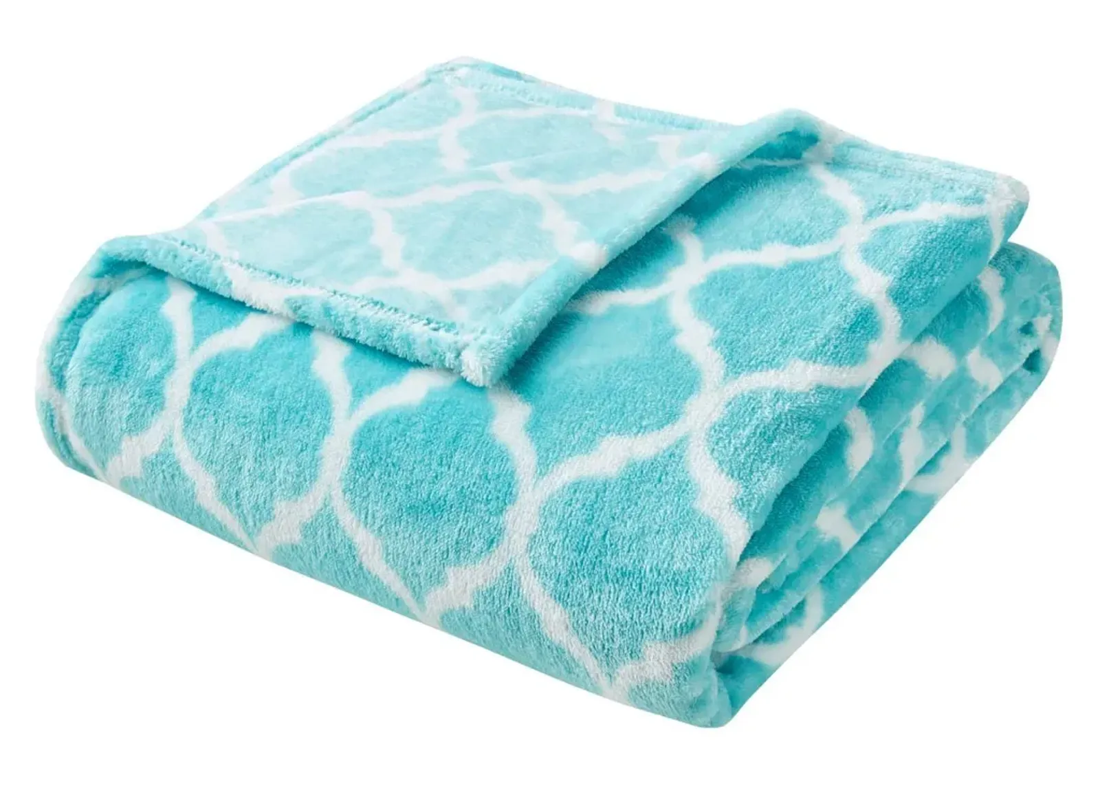 Olliix by Madison Park Ogee 1 Aqua Oversized Throw