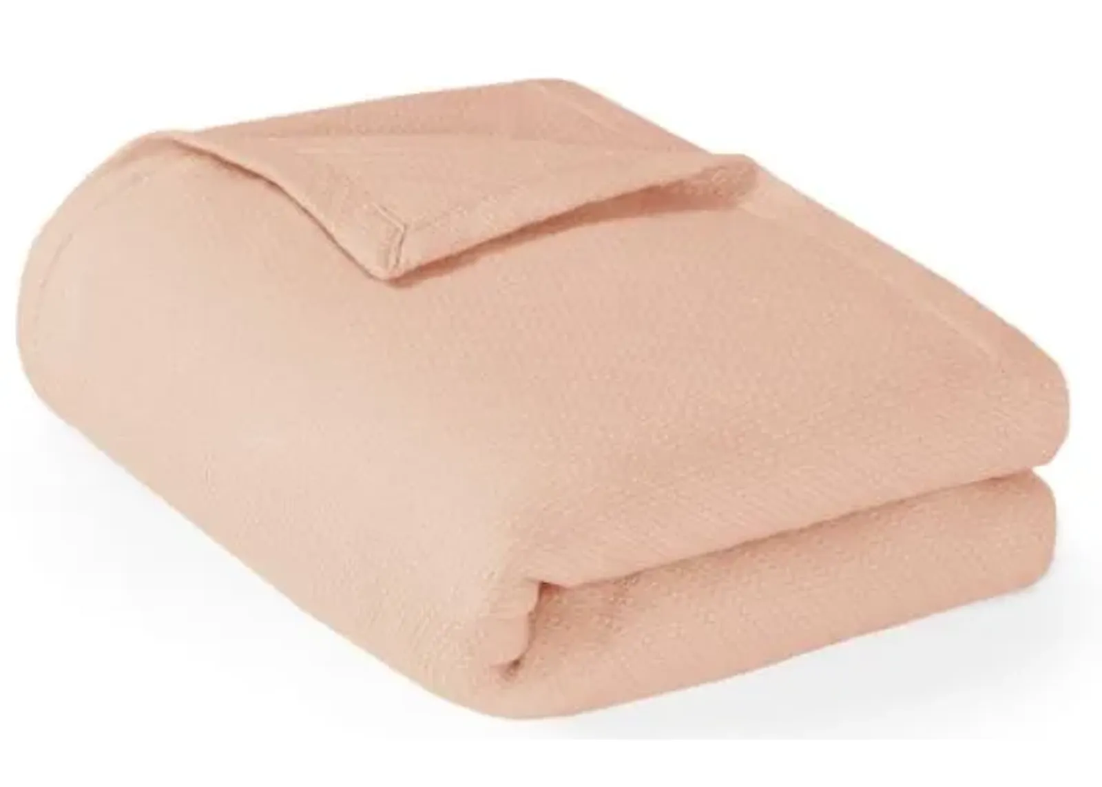 Olliix by Madison Park Liquid Cotton Blush Twin Blanket