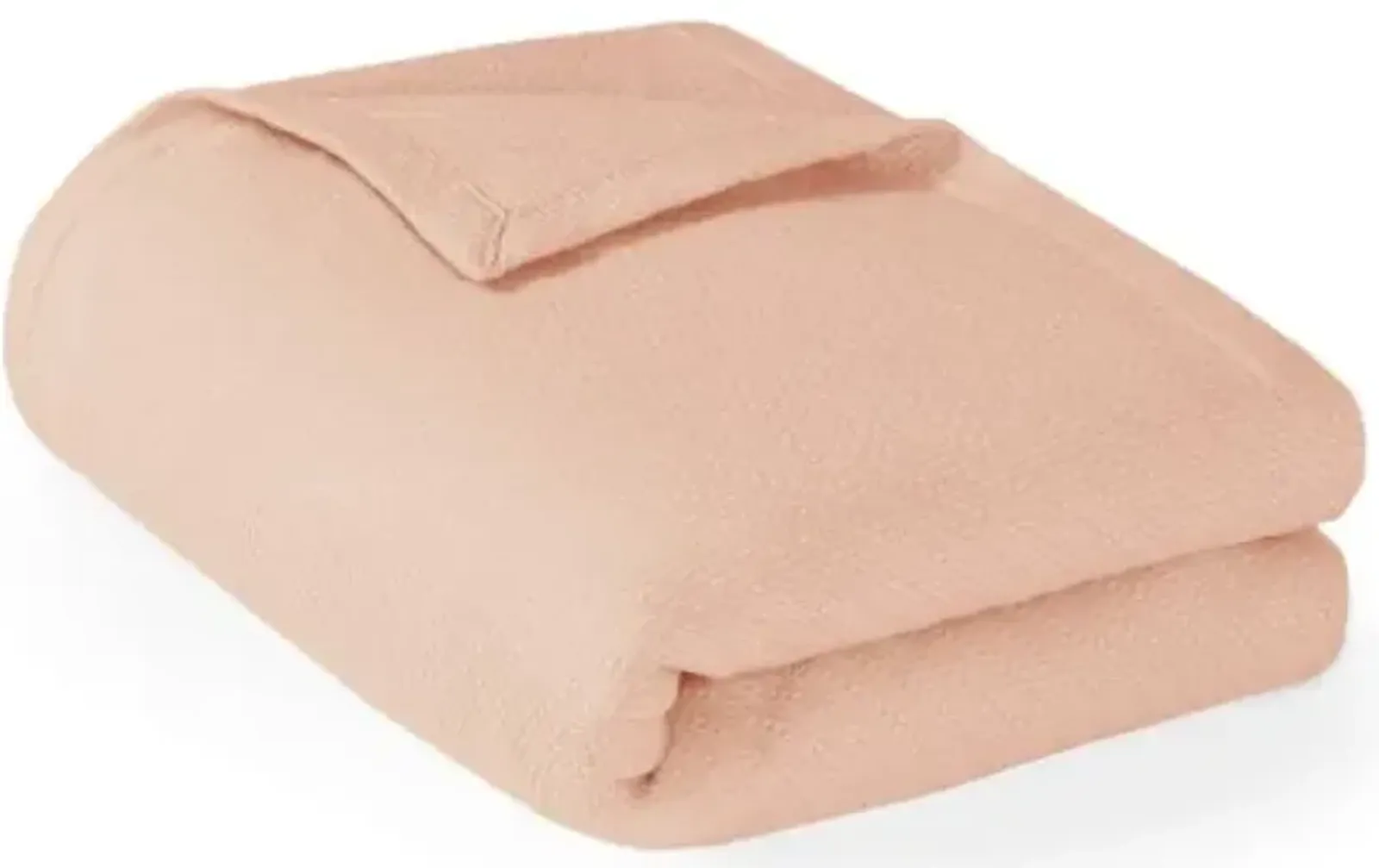 Olliix by Madison Park Liquid Cotton Blush King Blanket