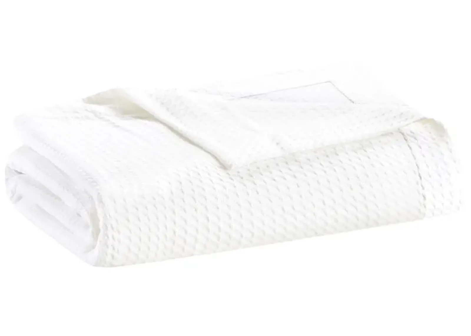 Olliix by Madison Park Egyptian Cotton White Full/Queen 100% Certified Egyptian Cotton Blanket