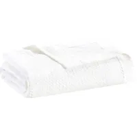 Olliix by Madison Park Egyptian Cotton White King 100% Certified Egyptian Cotton Blanket