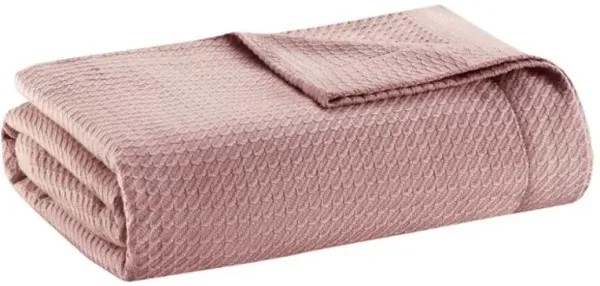 Olliix by Madison Park Egyptian Cotton Rose Full/Queen Blanket