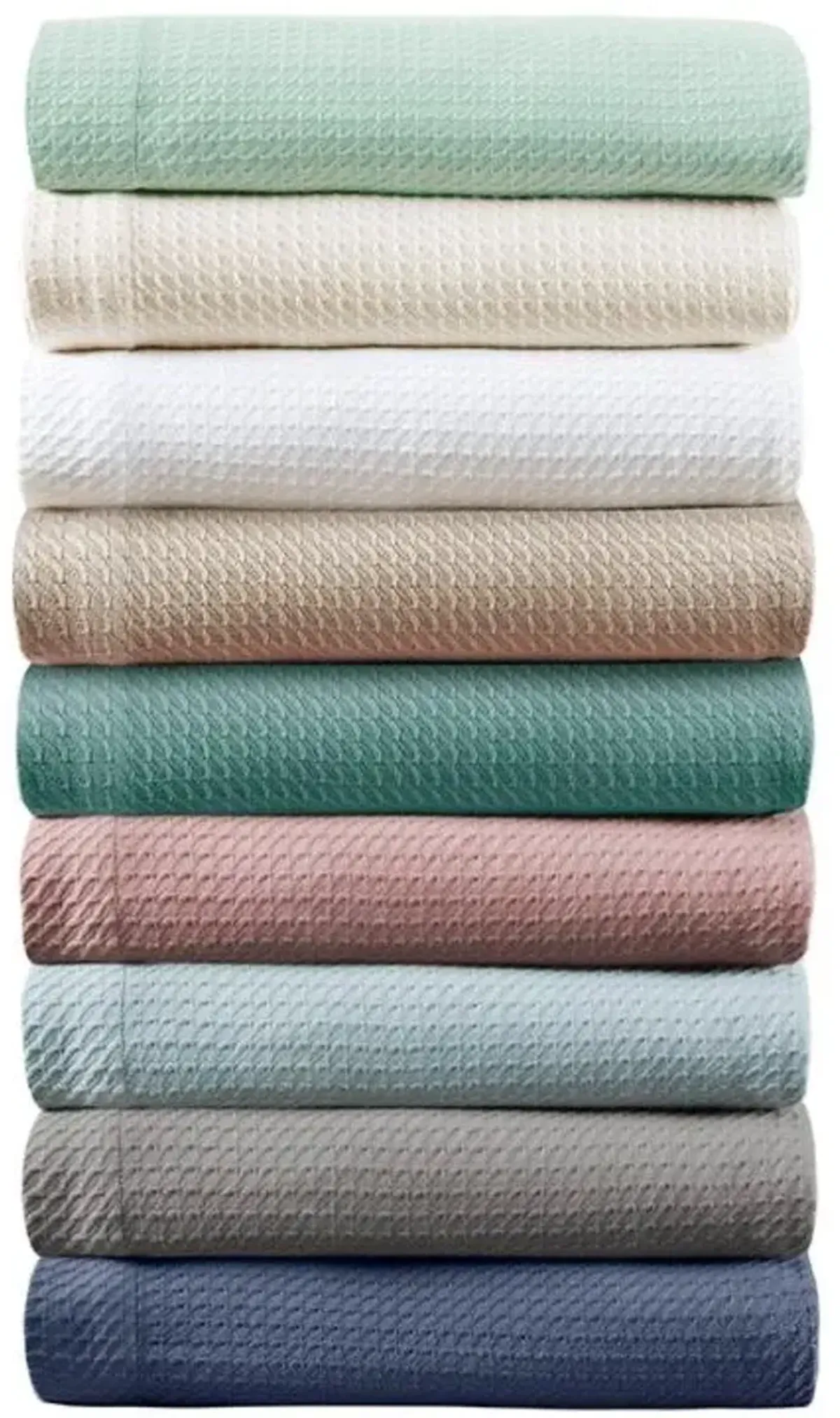 Olliix by Madison Park Egyptian Cotton Teal Full/Queen Blanket
